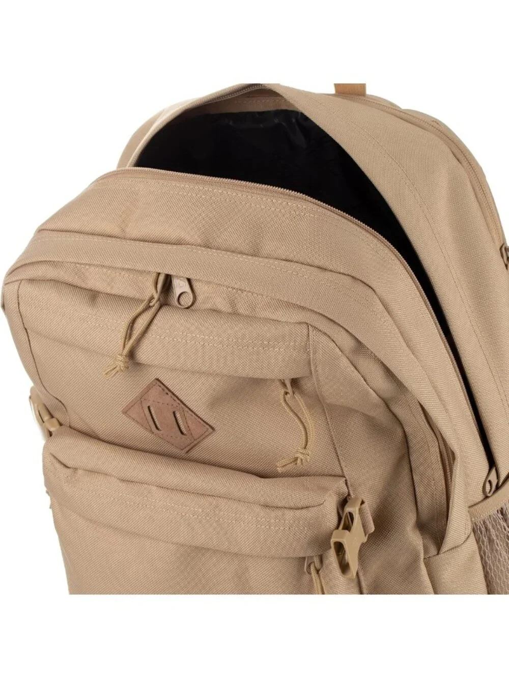 Stylish Travel & Work Backpack with 15-Inch Laptop Compartment & Leather Trim